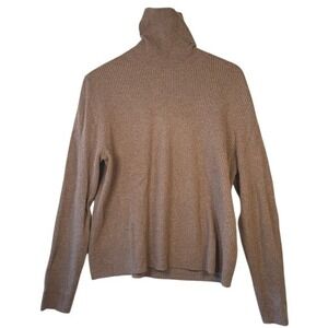 GAP Cozy‎ Brown Ribbed Knit Turtleneck Sweater XXL